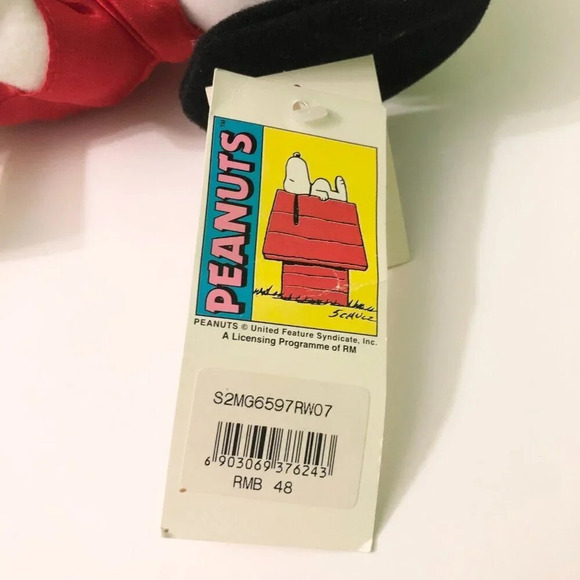 Snoopy Plush Peanuts United Feature Syndicate  Drum 8 Inch Stuffed Toy - Picture 11 of 16